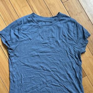 a new day Blue Short Sleeve Tee